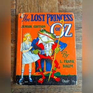 Lost Princess of Oz Junior Edition Book L Frank‎ Baum Wizard Of Oz Kansas Rare